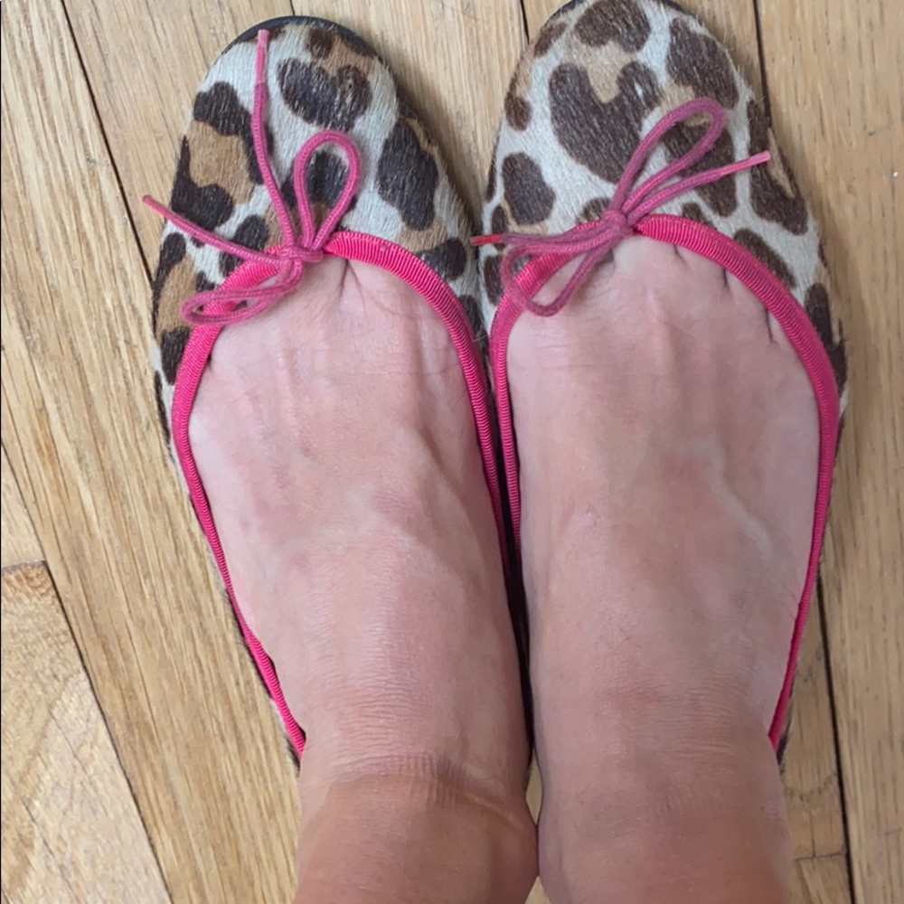 French Sole London Pony Ballet flats pony hair